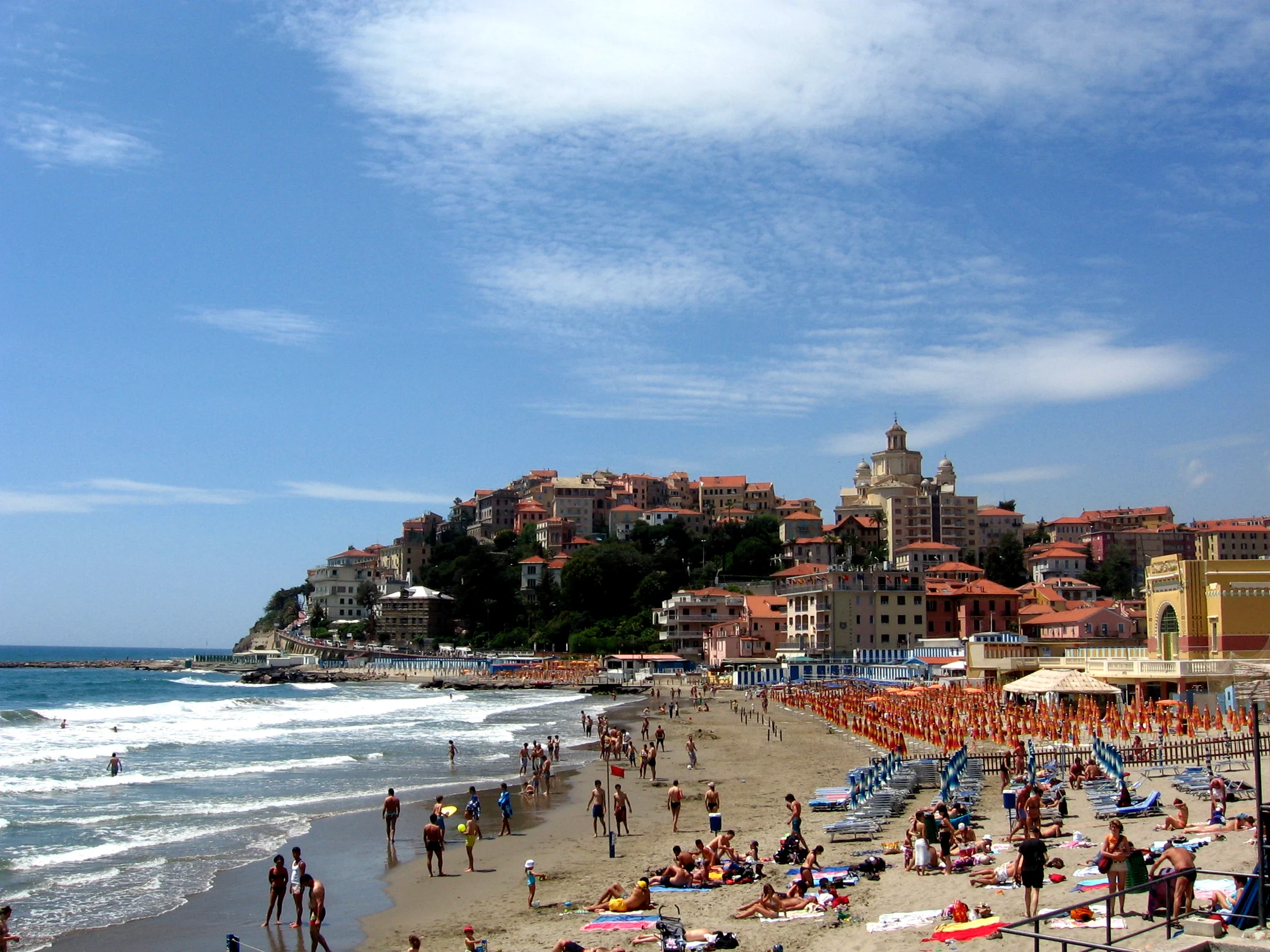 Panorama di Porto Maurizio (Imperia), Liguria, Italia Imperia