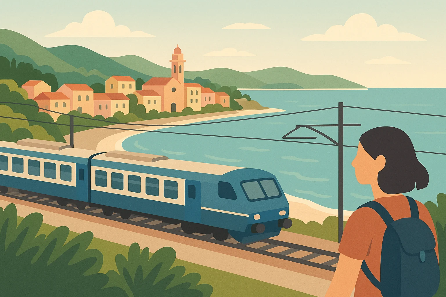 Riviera di Ponente in treno: itinerario tra Genova e Sanremo
