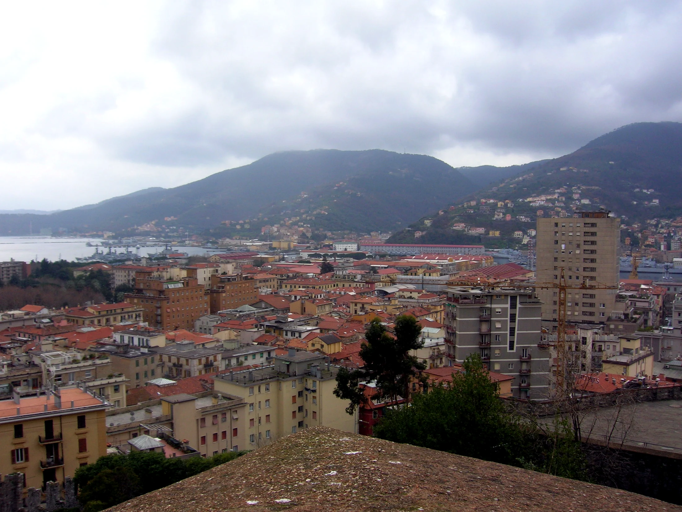 La Spezia - Castello San Giorgio panorama dalle terrazze